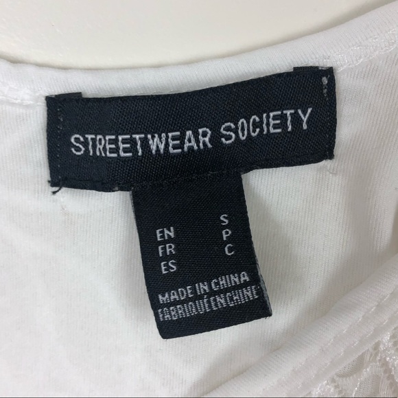 Streetwear Society White Lace Bodysuit - Picture 5 of 5